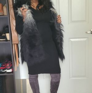 Miss London Vegan Fur Vest